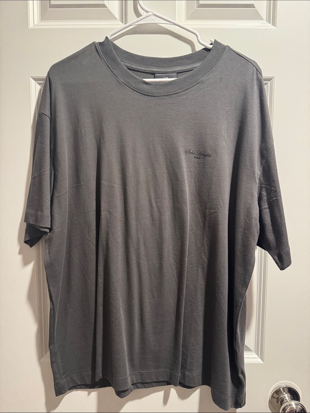 Men's Gray Short Sleeve Tee (Size L)
